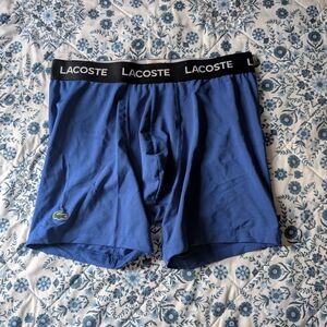 Lacoste Men's Blue Boxer Briefs